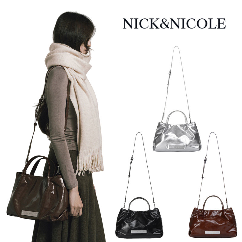 NICK & NICOLE Hàn Quốc 2026 Thiết Kế Mùa Xuân Thương Hiệu 26 Sản Phẩm Mới Túi Xách Đeo Ngang Phù Hợp