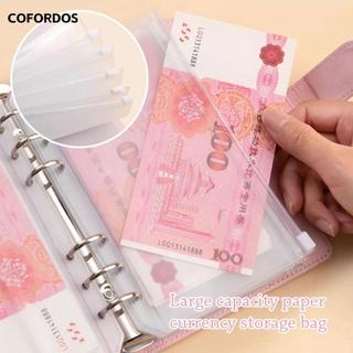 COFORDOS Mini Chất Kết Dính Tiết Kiệm Thử Thách, Tiết Kiệm Tiền Chống Thấm Nước 100 Phong Bì Tiết Kiệm Tiền Challeng, Ngộ nghĩnh Có Thể Tái Sử Dụng Dung Tích Lớn PU Ngân Sách Binder Lovers