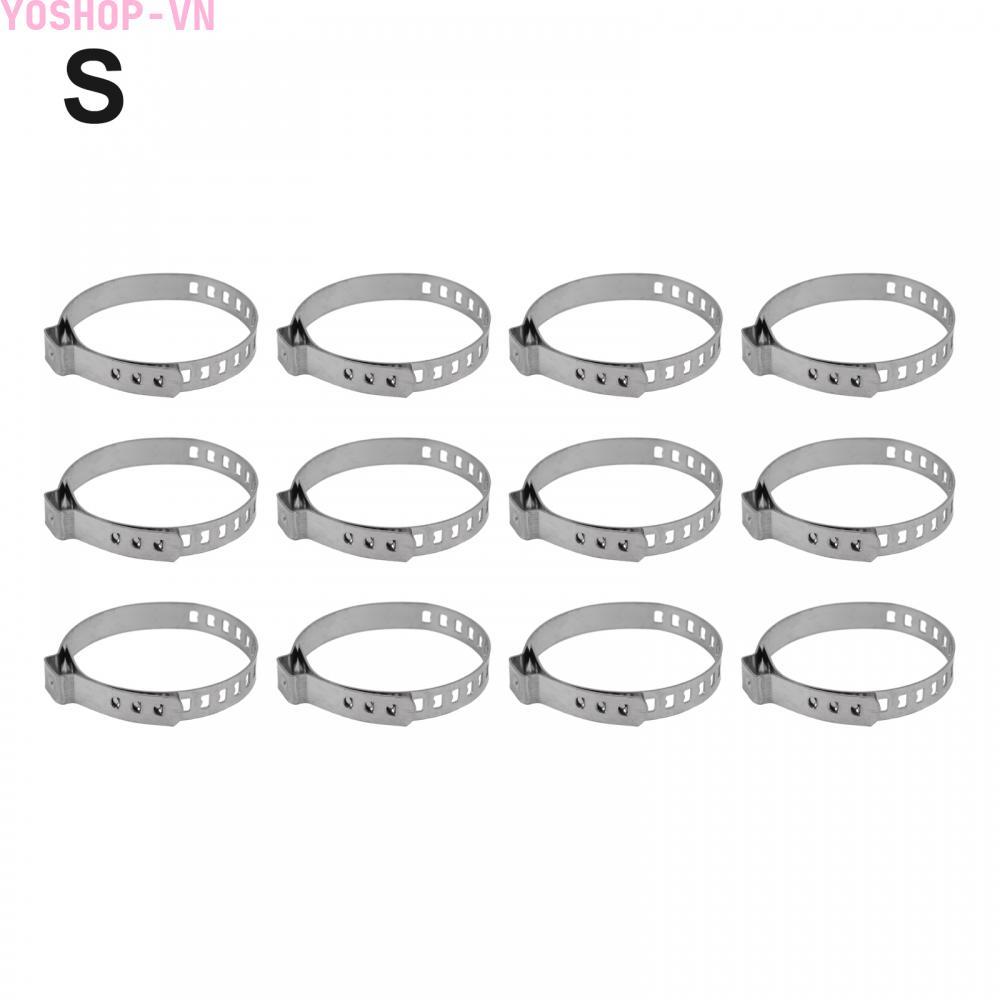 [Ysp]Reliable Drive Shaft Axle Joint Boot Clamp 12pcs Set for Car CV Boot Replacement
