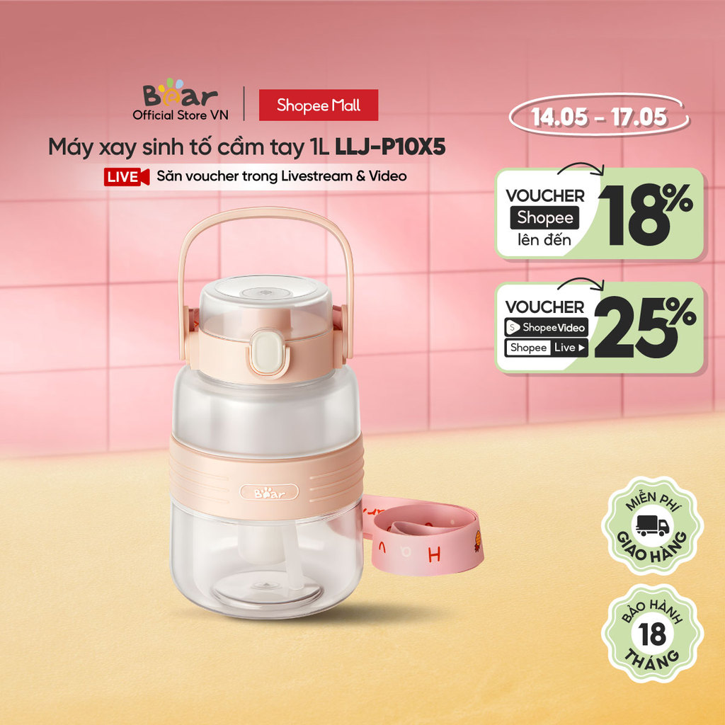 Máy Xay Sinh Tố Cầm Tay LLJ-P10X5 - Hàng Chính Hãng