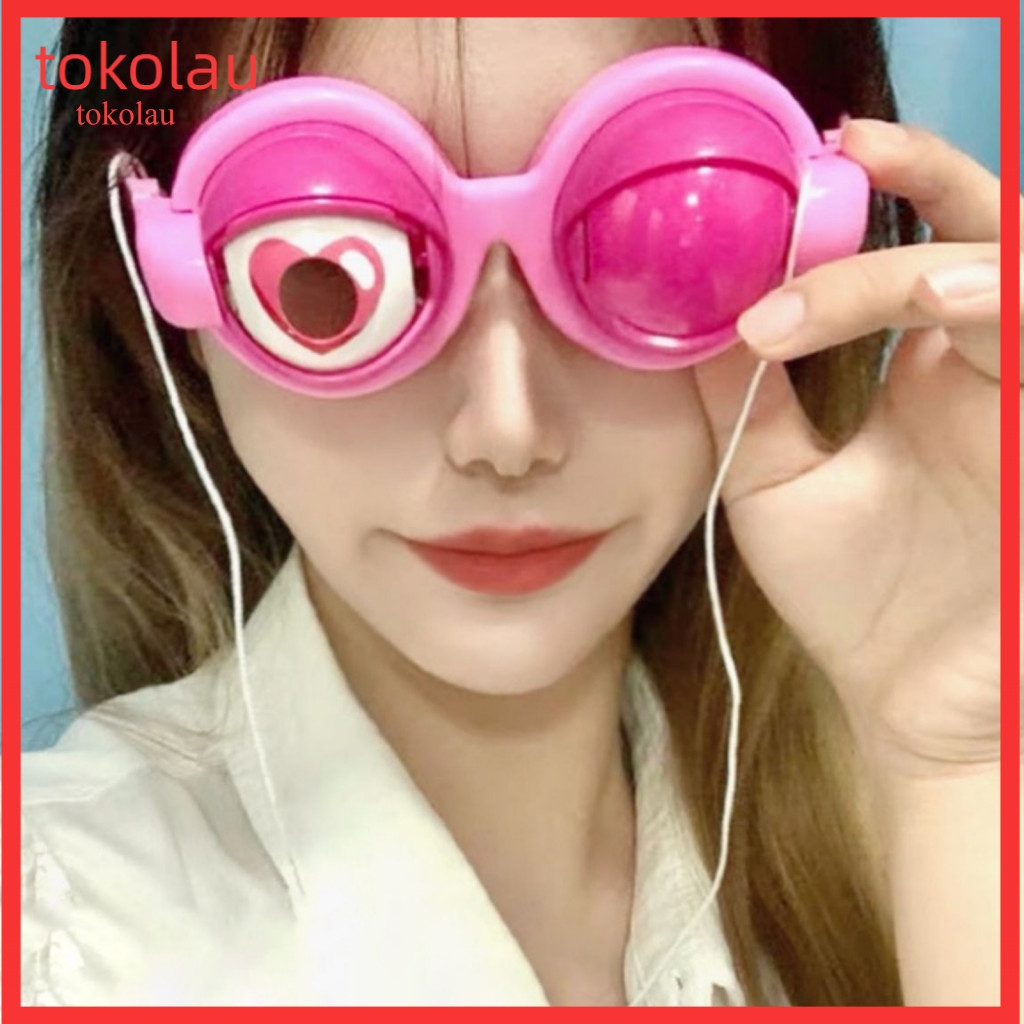 Kính Winking Pop-up Kính râm nhãn cầu Mắt Winking Kính nhấp nháy Ngộ nghĩnh Mới lạ Đảng Prop Prank P