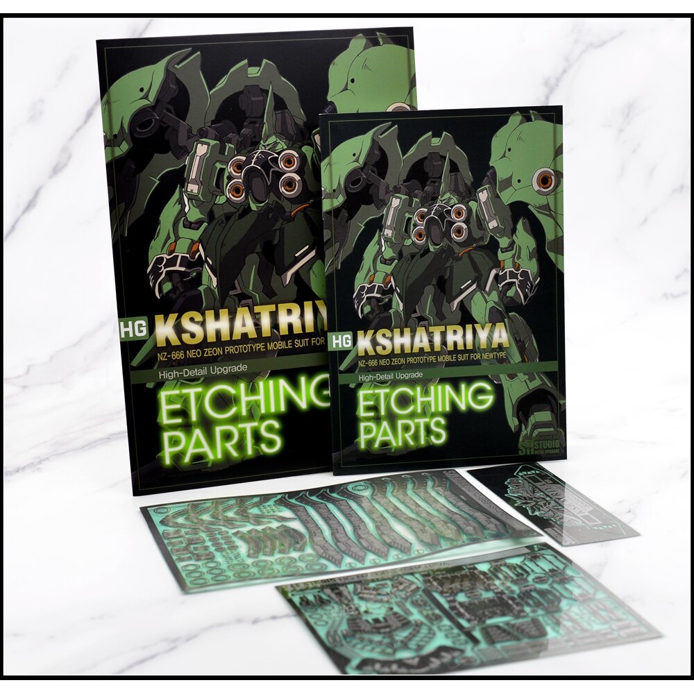 Bộ phận sửa đổi khắc kim loại SH STUDIO cho HG 1 / 144 Kshatriya (Không bao gồm bộ dụng cụ mô hình)