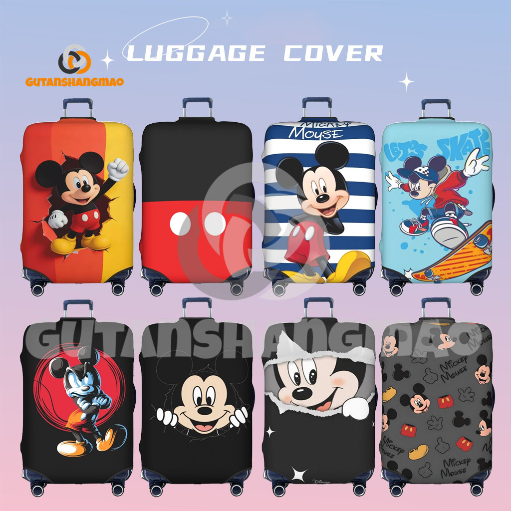 Vỏ Hành Lý Mickey Có Thể Giặt Được Vali Bảo Vệ Chống Trầy Xước Vali Phù Hợp Với 18-32 Inch