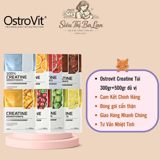 [ Hàng XT ]Ostrovit Creatine Monohydrate 300g Tăng Sức Mạnh, Cơ Bắp