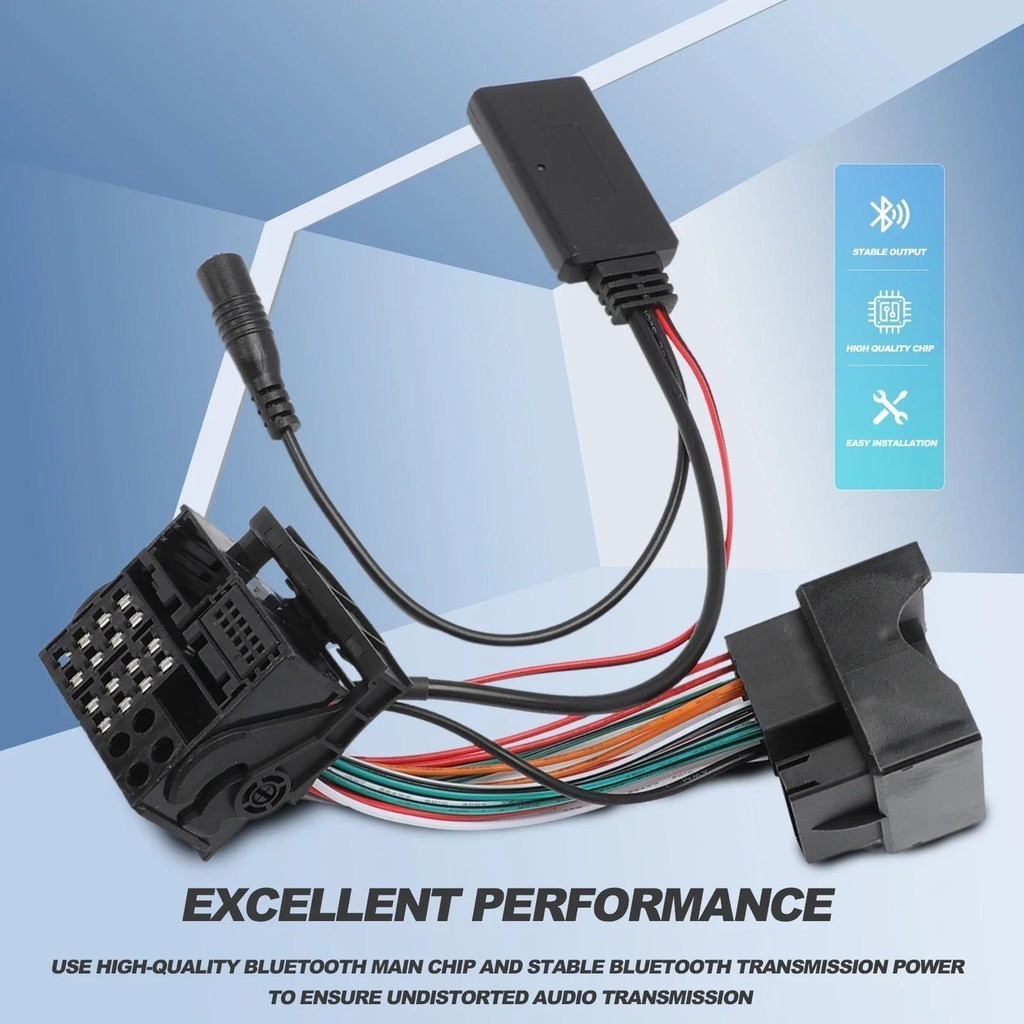 Bộ chuyển đổi âm thanh Bluetooth AUX trên ô tô có micrô cho BMVV Z4 (E85 / E86) X3 (E83) Mini Cooper