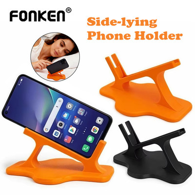 Giá đỡ điện thoại bên cạnh Fonken Không áp lực cánh tay Điện thoại lười biếng Giá đỡ ngang cho giường Sofa