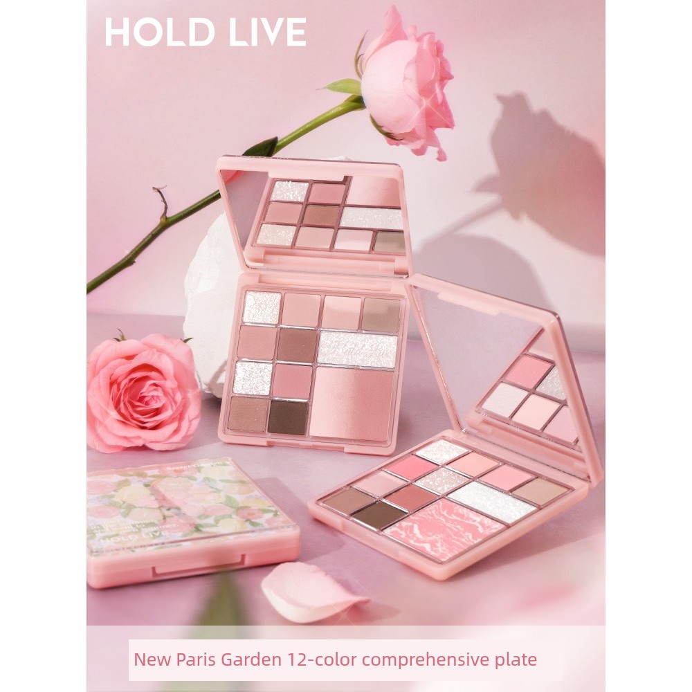 phấn mắt phấn mắt odbo GIỮ LIVE HOLD LIVE 12 màu Phấn mắt nước nở trắng