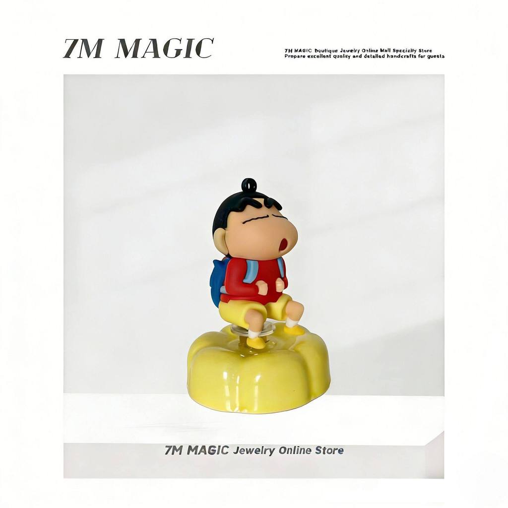 Người Ảnh Hưởng Chữa Bệnh Giải Nén Crayon Shin-Chan Xoay Xe Trang Trí Trung Tâm Ô Tô Điều Khiển Tran