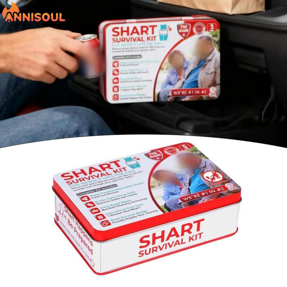 [NISO]Emergency Shart Kit Novelty Humor Pack for Parties Road Trips and Outdoor Events