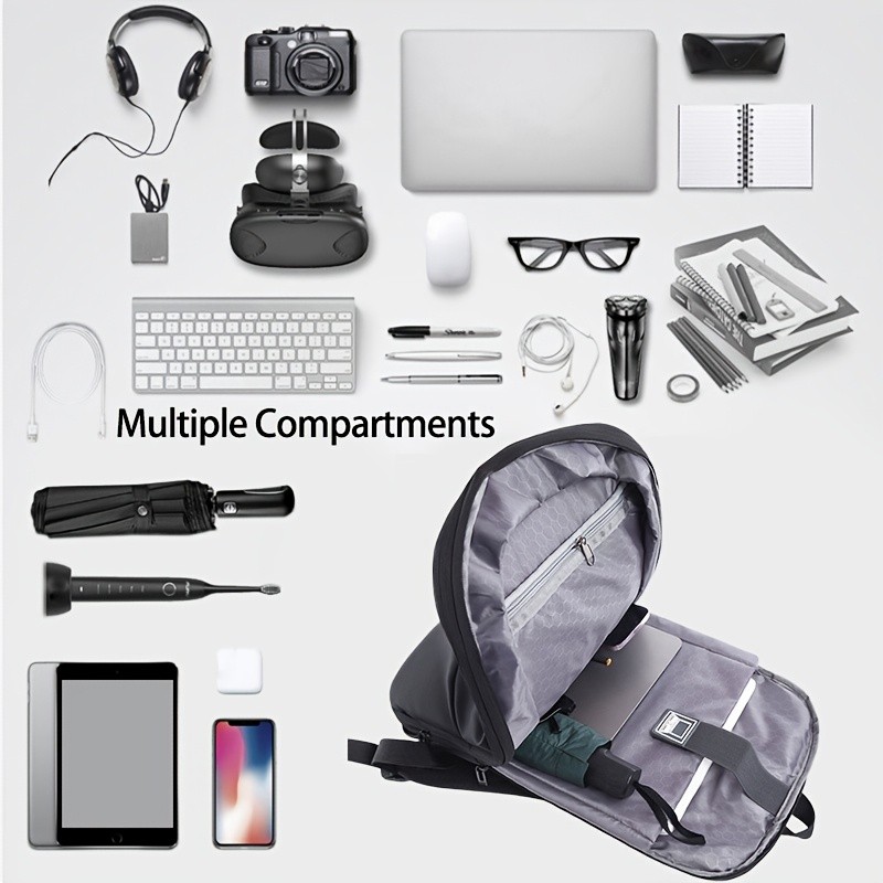 Ba Lô Laptop Daypack Túi Laptop 17 Inch Ba Lô Mở Rộng Siêu Mỏng Có Đệm Túi Máy Tính Đa Năng Nhẹ Màu 
