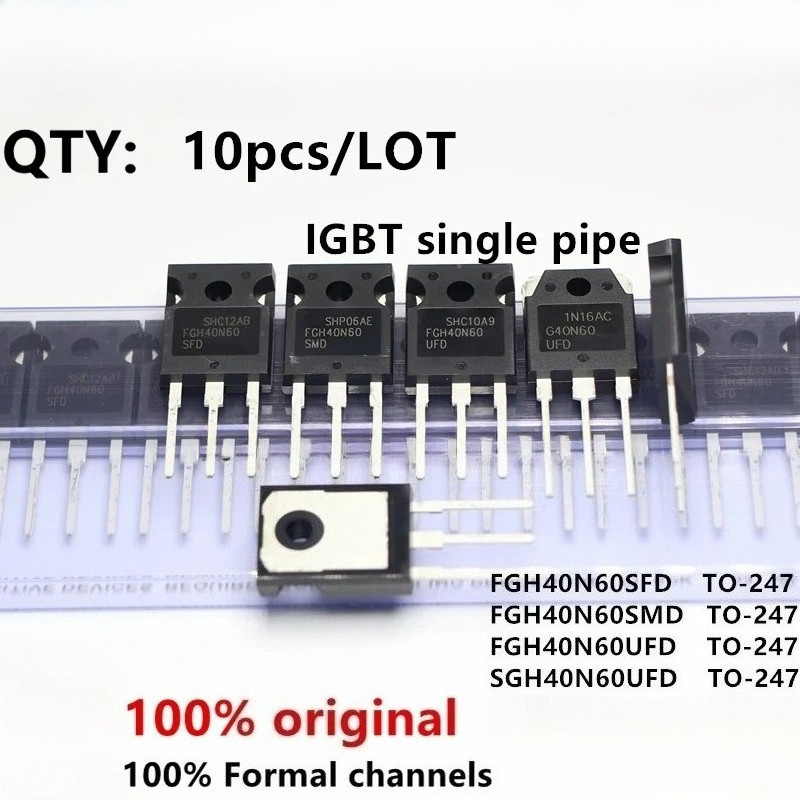 2 Chiếc 100% Mới Nhập Khẩu Chính Hãng 40N60 FGH40N60 FGH40N60SFD FGH40N60SMD FGH40N60UFD SGH40N60UFD