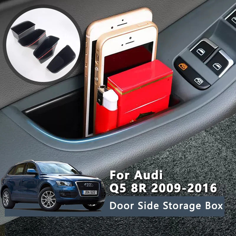 HB Cho AUDI Q5 2009 2010 2011 2012 2013 2014 2015 2016 Nội Thất Bên Cửa Hộp Bảo Quản Tay Cầm Bỏ Túi 
