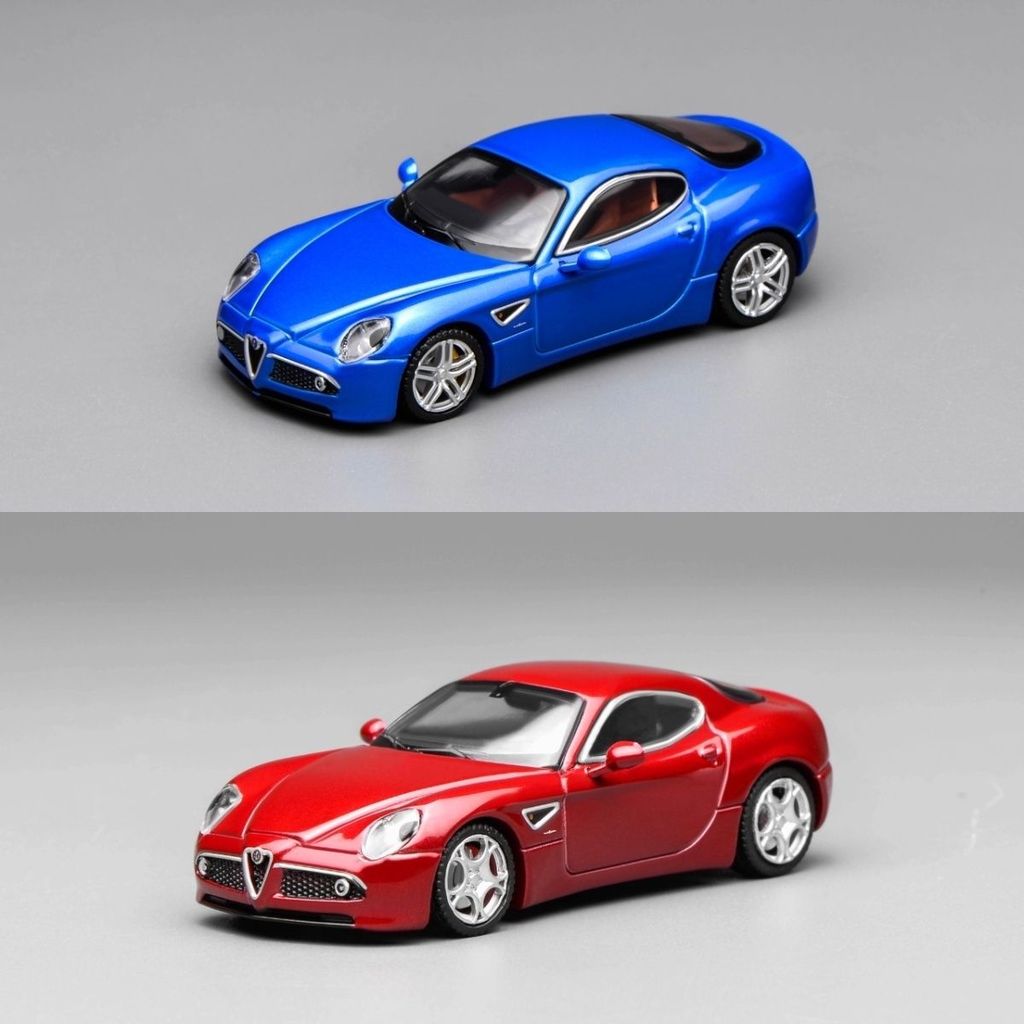 MH 1 / 64 Alfa Romeo 8C Competizione Hợp Kim Diecast Xe Mô Hình Đồ Chơi Quà Tặng Sinh Nhật