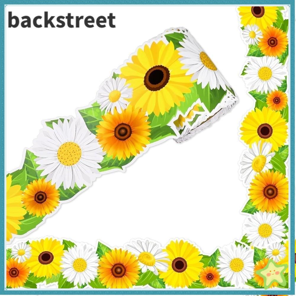 BACKSTREETDVKU Giấy Biên Giới, Giấy Tự Dính Bảng Phấn Bản Tin Biên Giới, DIY 7.5cm Biên Giới Lớp Học