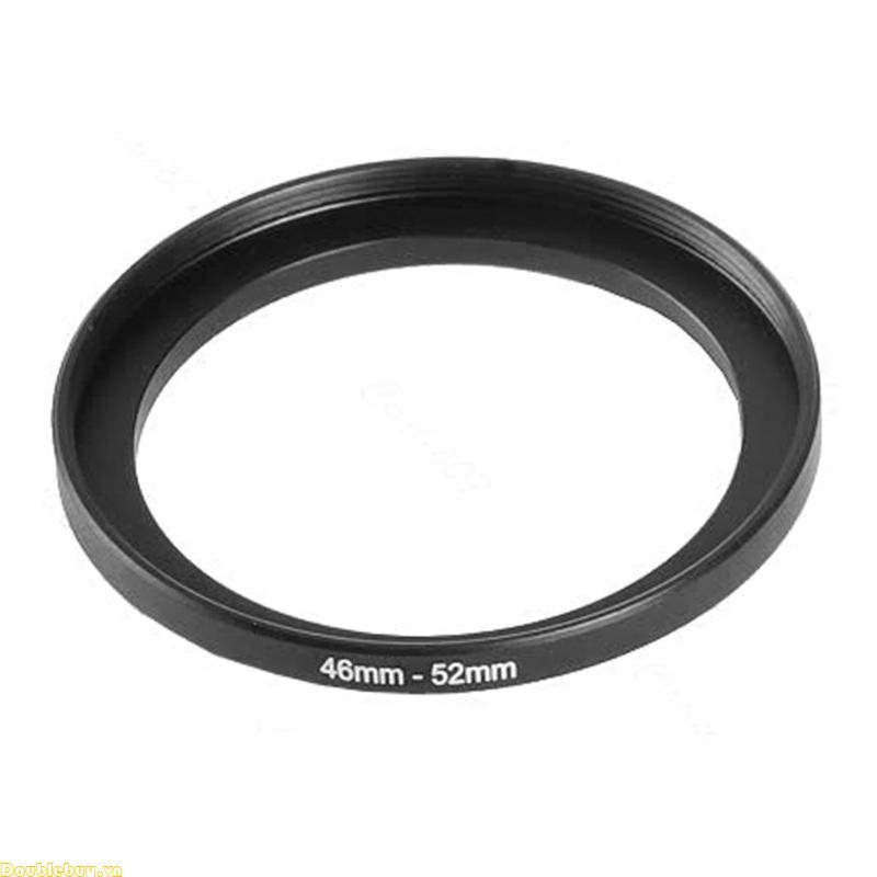 Doublebuy Metal 46mm-52mm Step Up Filter Lens Ring Adapter 46-52 mm 46 đến 52 Bước