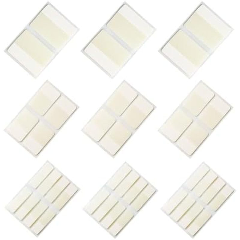 Pine & Linen 840Pieces Writable Sticky Tabs, Clear Page Marker Flags Repositionable Book Tabs, Pop u