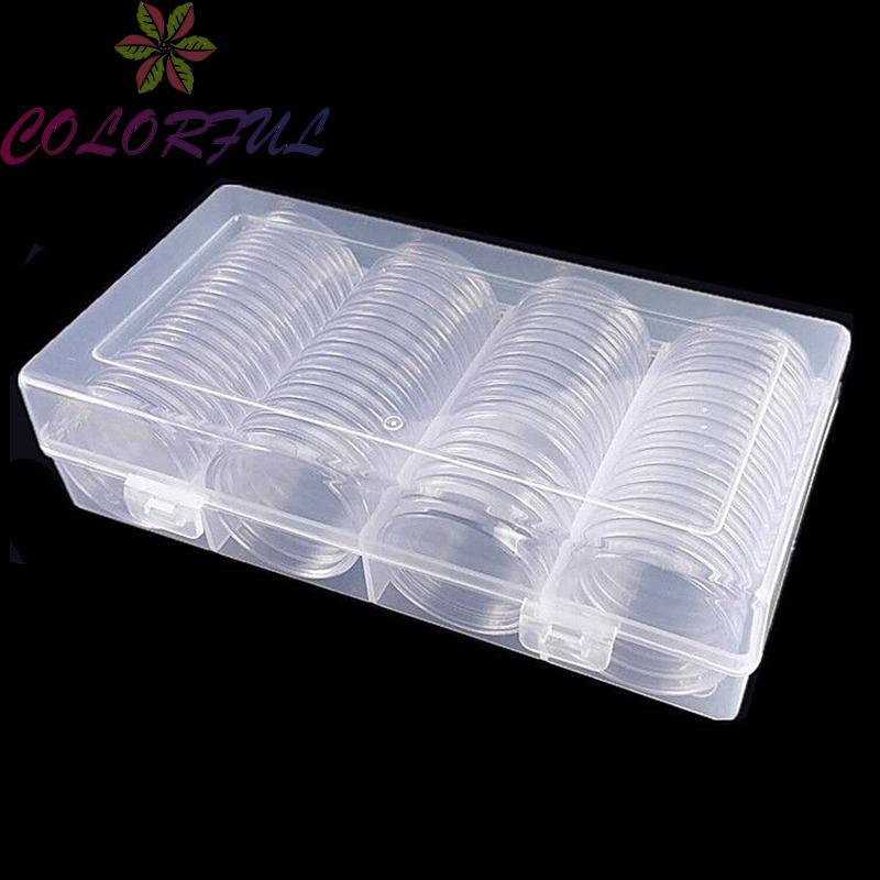 Panda Coin Holder Medal Commemorative Money Penny Clear Reusable Case Organizer