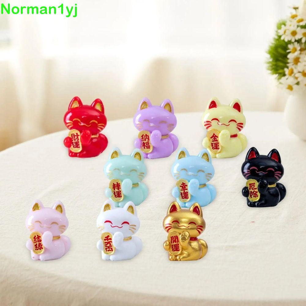 Tượng mèo may mắn NYVEX, Tượng mèo may mắn sáng tạo tinh tế, Trang trí nội thất Phim hoạt hình Mô hì