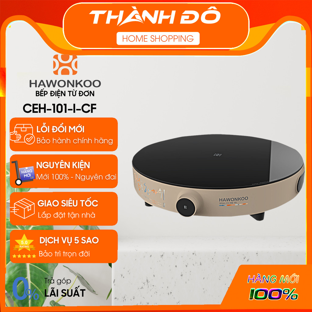 [CHÍNH HÃNG] Bếp điện từ đơn Hawonkoo CEH-101-I-CF
