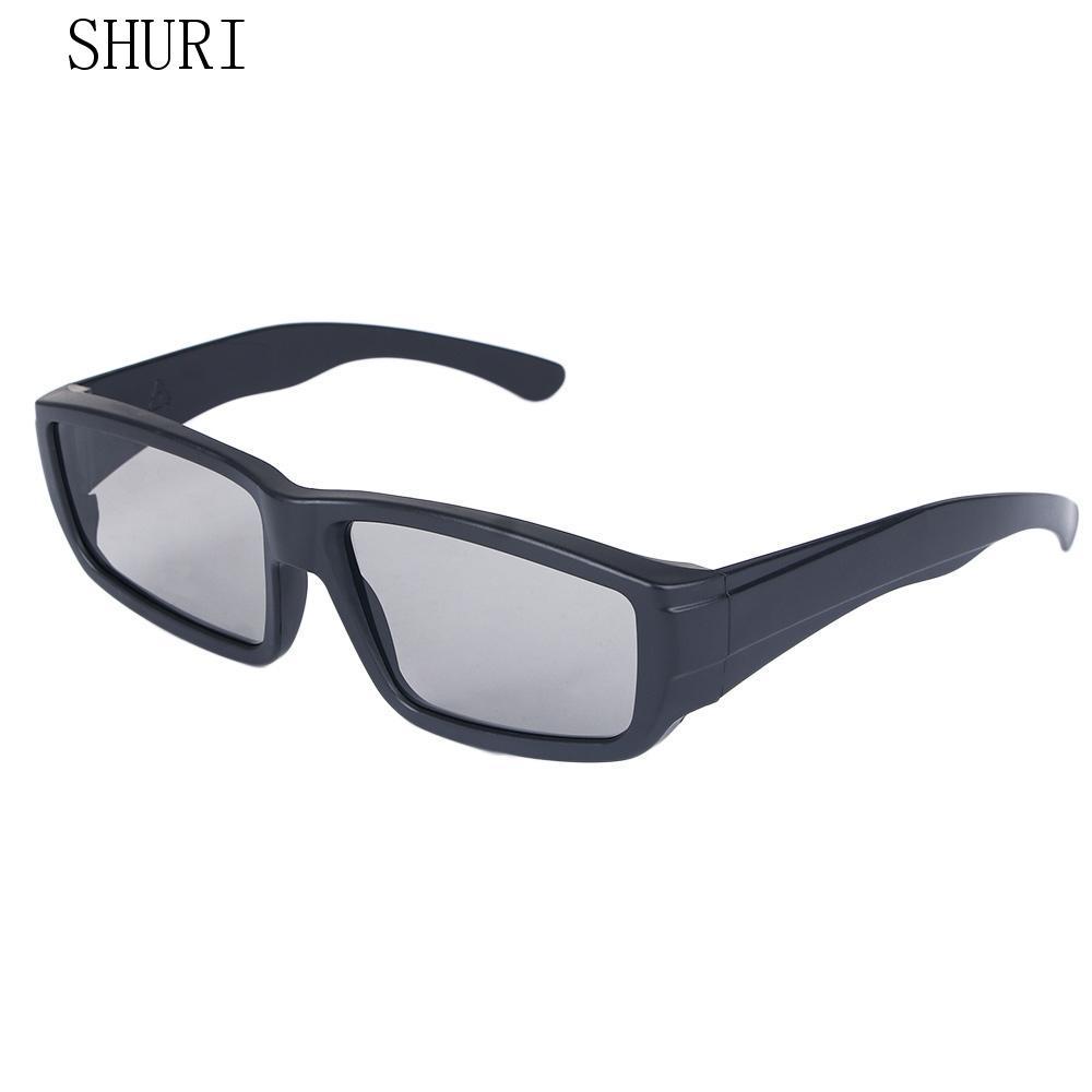 SHURI 3D Kính Unisex TV Nhựa 3D Game DVD Khung Đen Kích Thước Anaglyph
