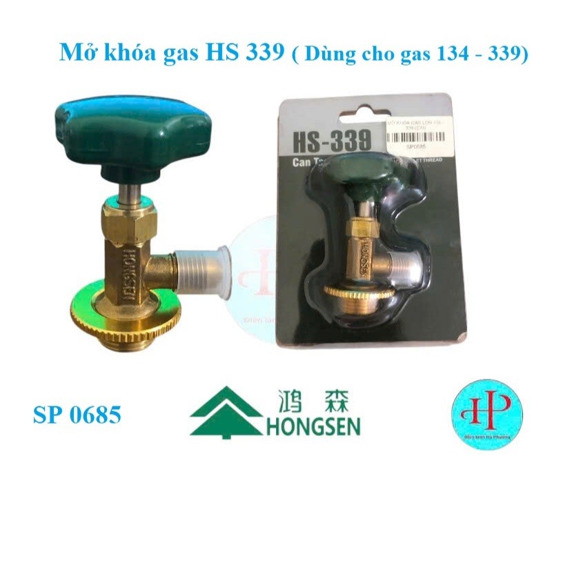 Van mở khóa gas lon R134a - HS 339 - Hàng hongsen - F45