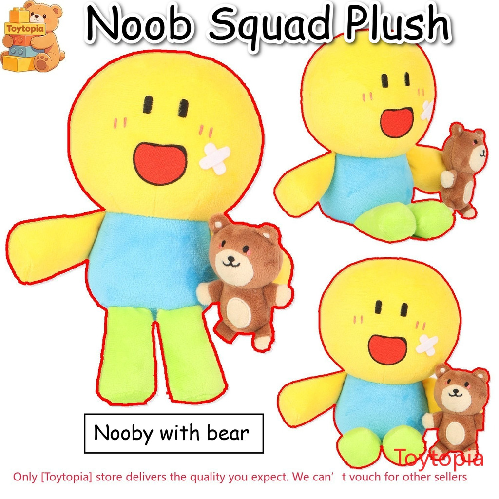 Mới Noob Squad Sang Trọng Roblox Nooby Với Gấu Trò Chơi Búp Bê Plushie Noobsquad Mềm Nhồi Bông Đồ Ch