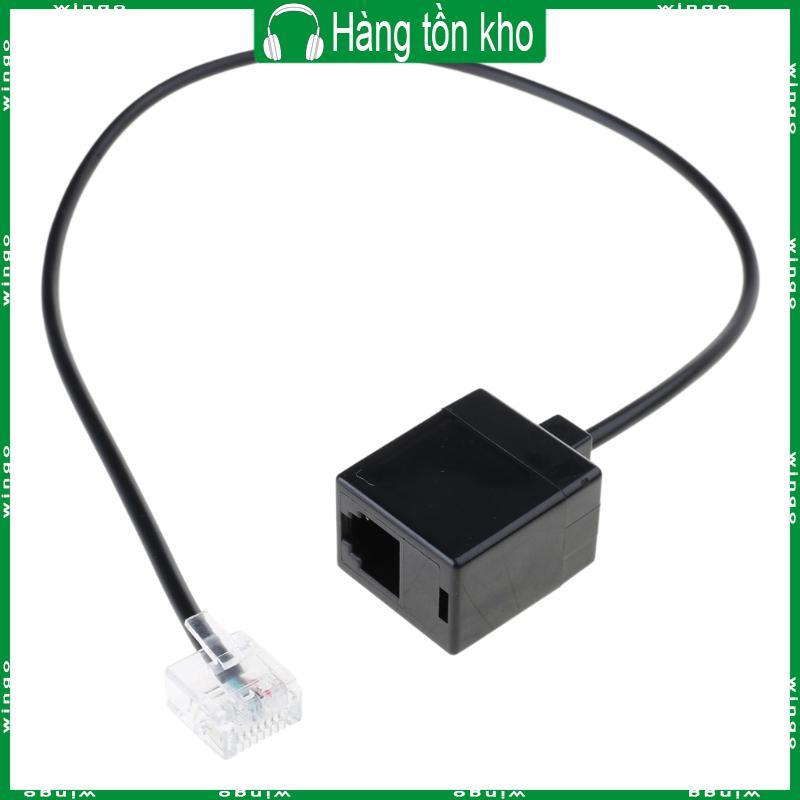RJ45 to RJ11 Converter Cable for Landline Connection RJ45 8P8C to RJ11 6P6C Cord