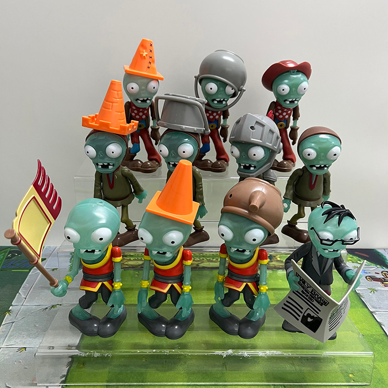 Thực vật vs. Đồ chơi Zombies Ấm trà sắt Wu Monk Zombies Hiệp sĩ Giáp Nông dân Bò Zombies