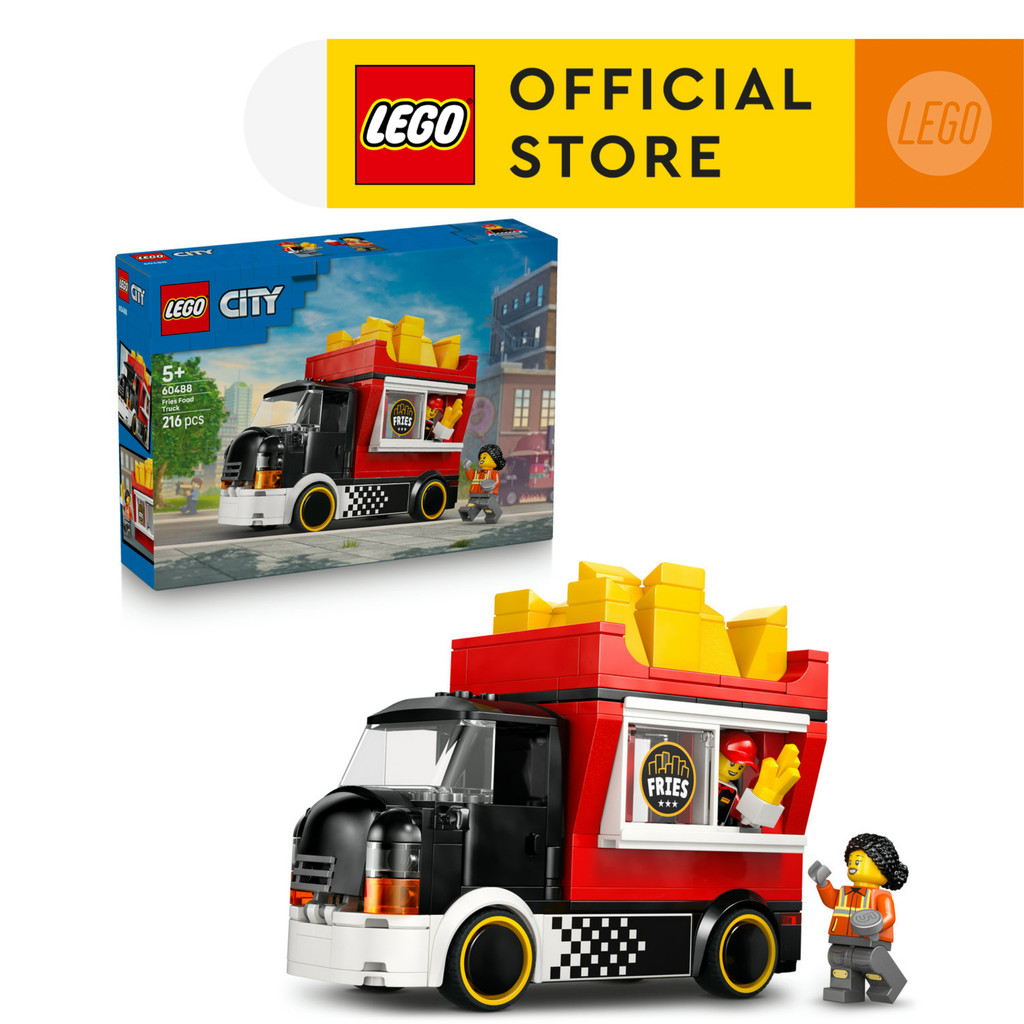 LEGO CITY 60488 Đồ Chơi Lắp Ráp Xe Bán Khoai Tây Chiên (216 chi tiết)