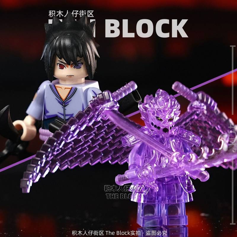 Naruto Itachi Uchiha Spot Earth Cycle Eye Sasuke Uchiha Itach Building Blocks Doll Assembled Toy Gar