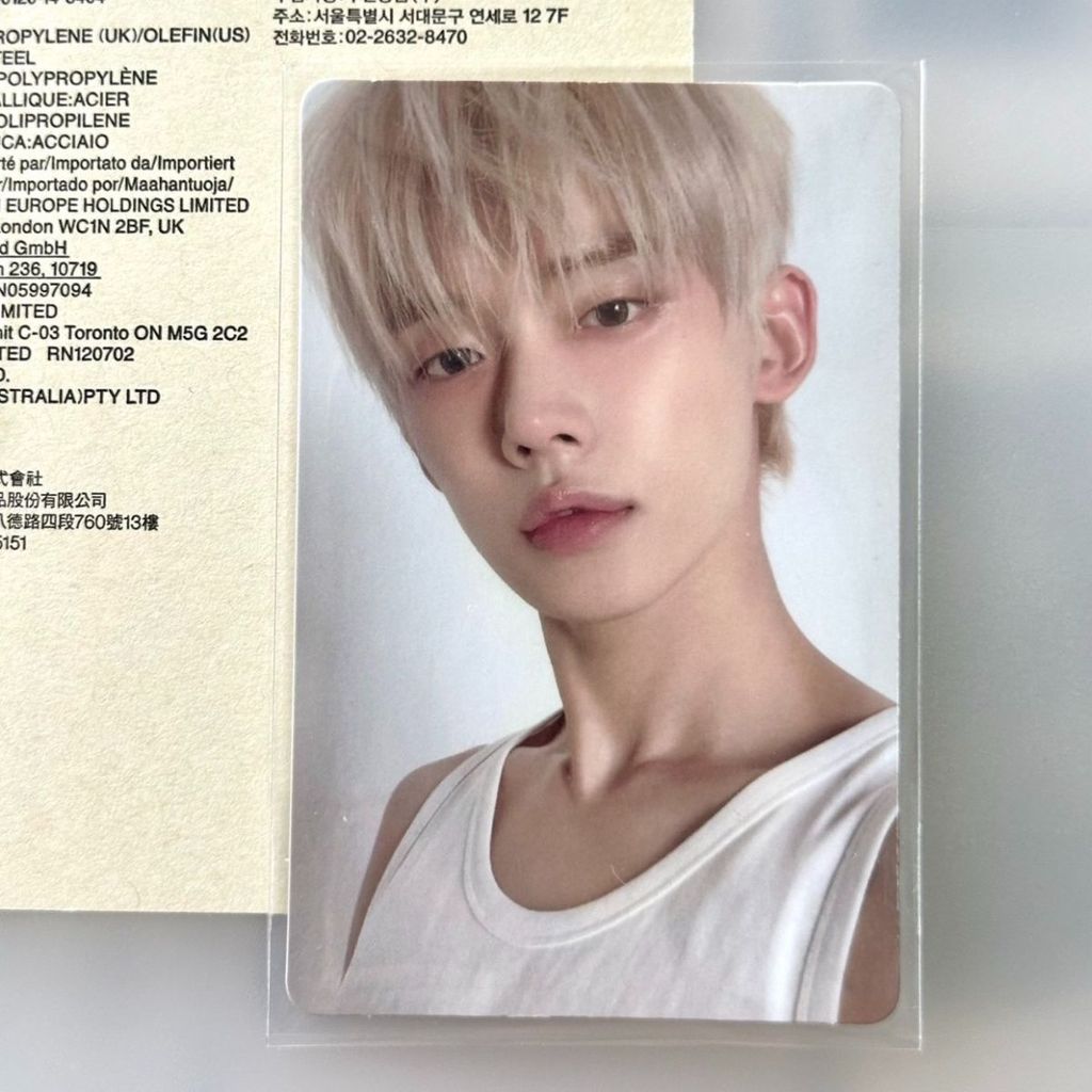 TXT Choi Ranjun thẻ nhỏ end1 áo ba lỗ ông già txt áo ba lỗ thẻ kết thúc
