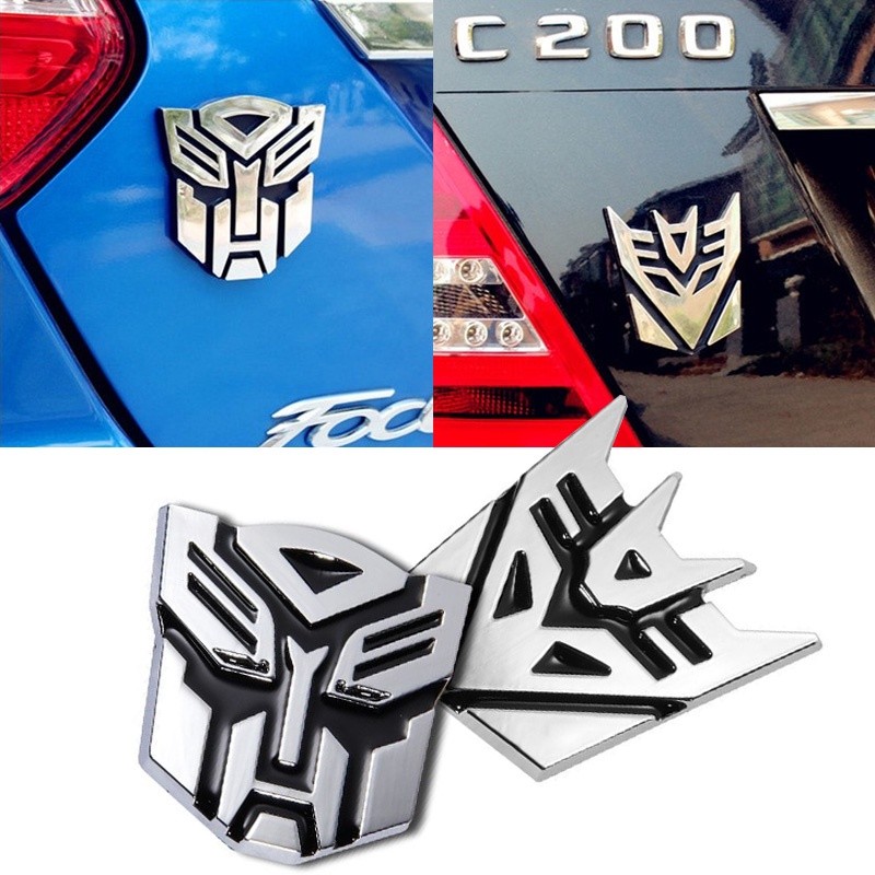 LAIFU 3D Autobot Transformers Biểu Tượng Huy Hiệu Đồ Họa Decal Transformers Xe Ô Tô Tự Động Xe Tải M