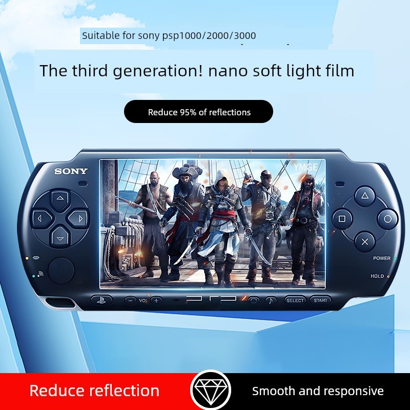 ✤Thích hợp cho SONY Sony PSP-2000 / 1000 / 3000 phim bảo vệ màn hình sony AR HD chống phản quang psp