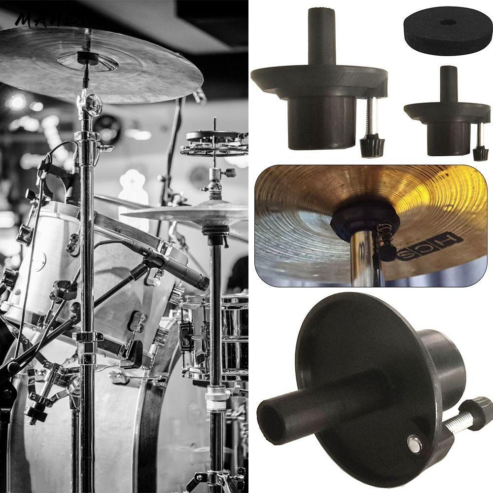 MAHES Cymbal Đứng Giá Đỡ Cymbal Chân Đế Điều Chỉnh Phần Nhạc Cụ & Bánh Răng Tom Cymbal Đứng