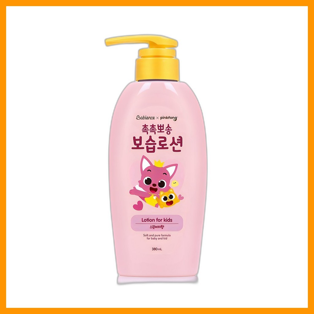 [babience] Sữa dưỡng ẩm Pinkfong, 380ml, 1pc / Sữa dưỡng ẩm Hàn Quốc / Sữa công thức nhẹ nhàng của h