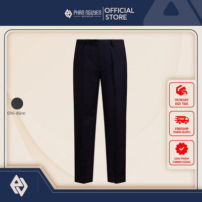 Quần âu nam cao cấp Phan Nguyễn, chất liệu dày dặn, bền chắc, form slim fit, tôn dáng QVL.865