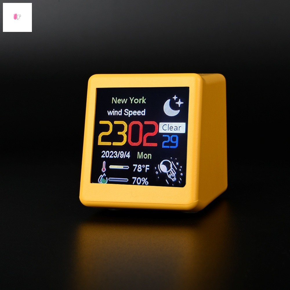 Đồng hồ kỹ thuật số thông minh - WIFI Weather Station Tiện ích hiển thị điện tử để bàn
