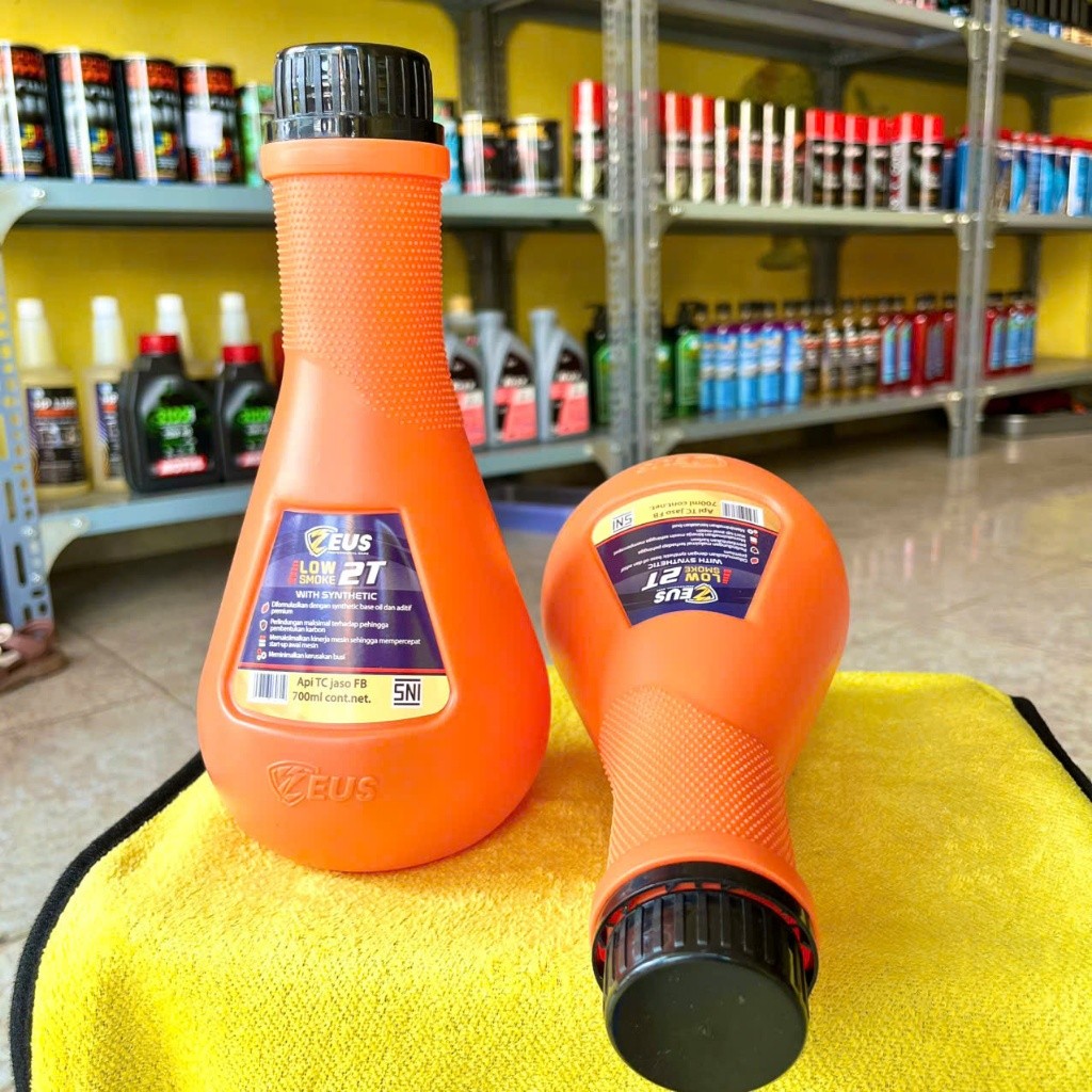 Nhớt  Zeus 2 Thì Màu Cam 700ml Cho Xe 2 Thì - Nhập khẩu Indonesia Cho Xe Máy