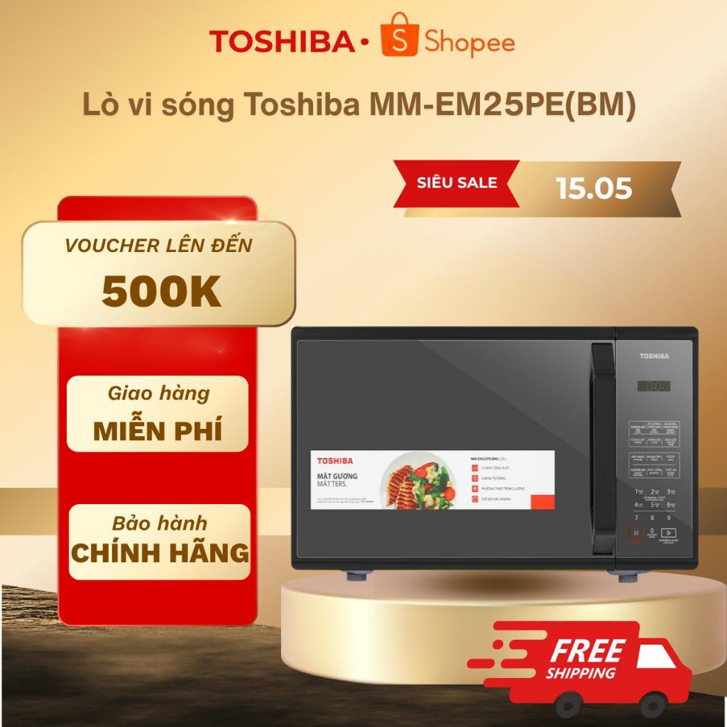 Lò vi sóng Toshiba MM-EM25PE(BM) 25 lít - 800W -Bảo hành chính hãng 12 tháng