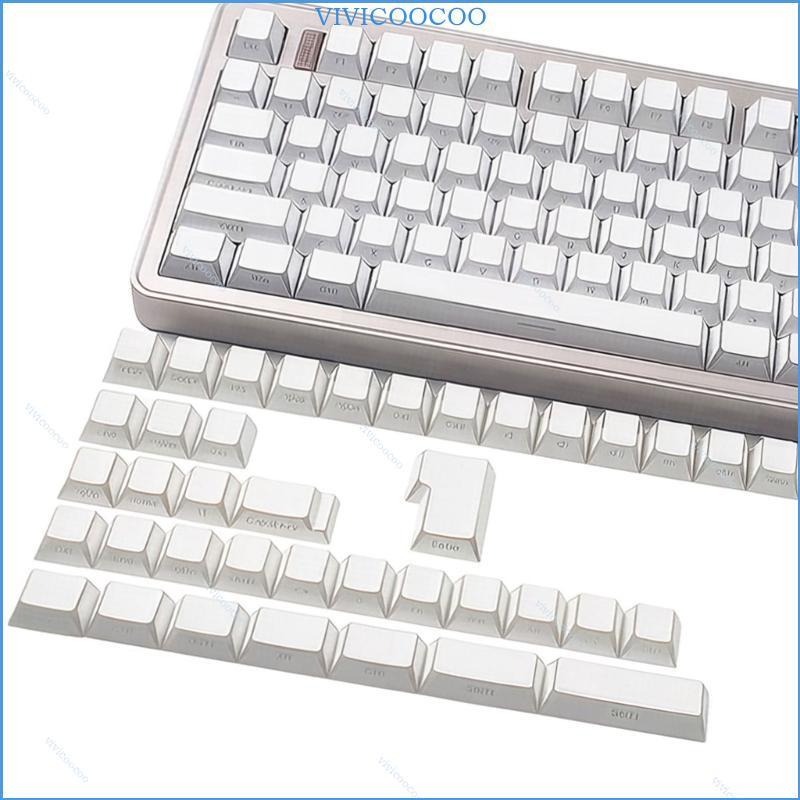 VIVI 137Key PBT Double Shot Side Print KeycapsFor 61 64 68 75 84 87 96 98 100 104 108 Phím Bàn Phím 