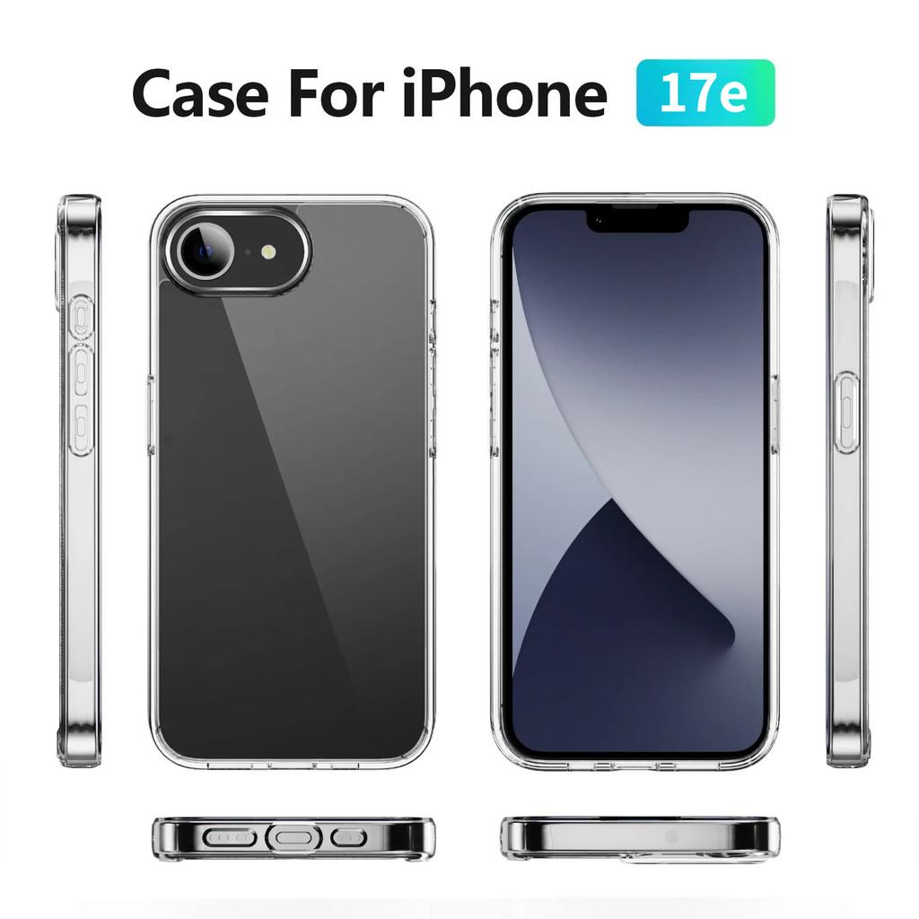 Dành Cho iPhone 17e Vỏ Điện Thoại Apple iPhone 17e Trong Suốt iPhone17E 2026 5G Vỏ Điện Thoại Silico