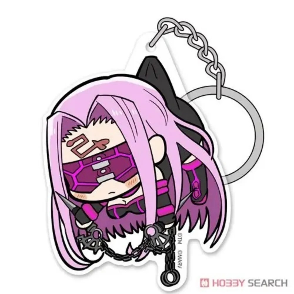 Móc khóa anime Fate/Grand Order Medusa Rider Fate/Extella mica trong suốt trang trí cặp sách túi xác