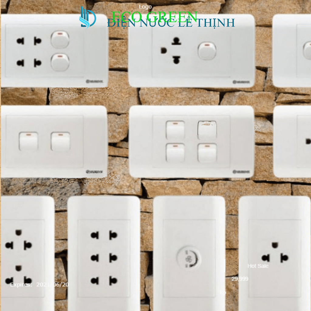 Ổ Cắm Điện Sino Âm Tường, Mặt Hại Công Tắc Ổ Cắm Điện Sino, Ổ Đôi Sino