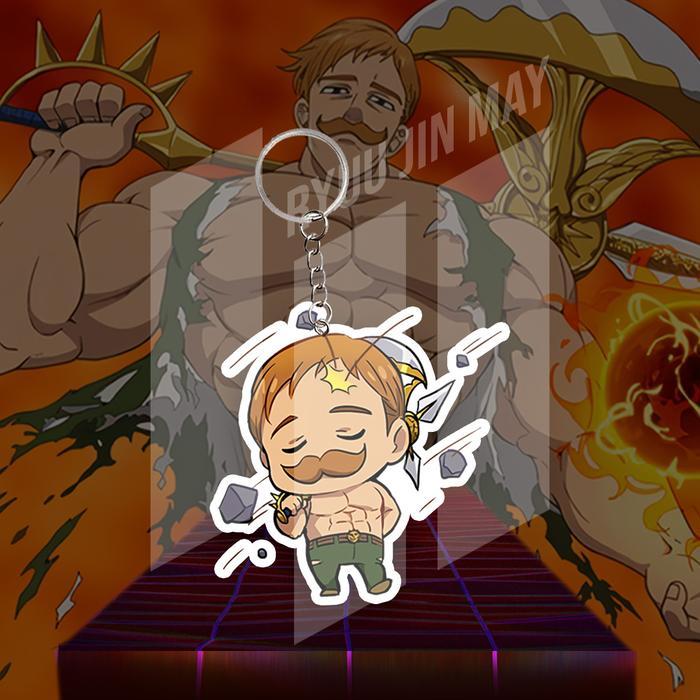 Gantungan Anime - Nanatsu no Taizai - Escanor - Gantungan Kunci / Keychain / Gantungan HP - A, Gantu
