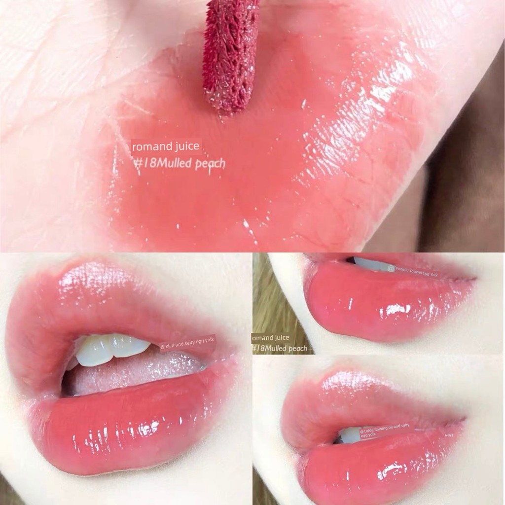 son romand chính hãng son romand R ROMAND Hàn Quốc Số. 13 Matte Juice Thu Đông Lip Glaze