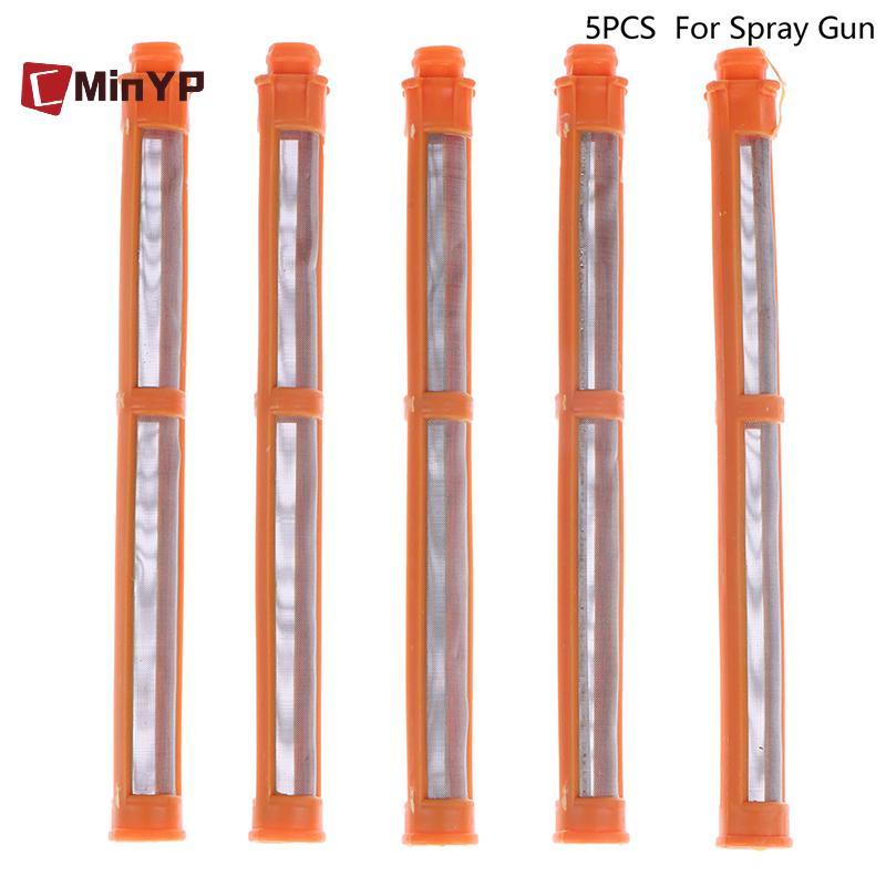 CMinYP 5 Bộ Lọc Không Khí Cho 60 / 100 / 150 Lưới Sơn DIY Dụng Cụ Lọc Thép Không Gỉ Vinh Quang