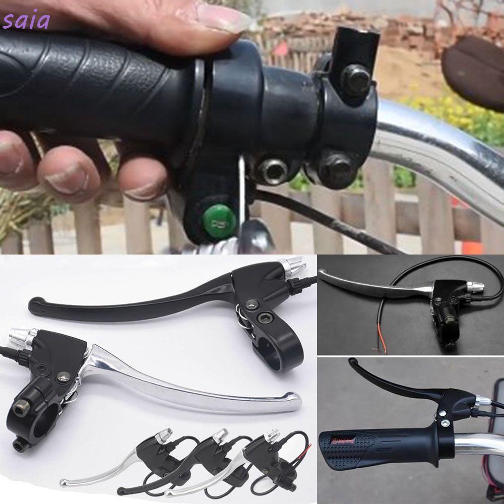Tay cầm BMX SAIA hợp kim nhôm, có dây điện - Phụ kiện xe đạp nhẹ và bền