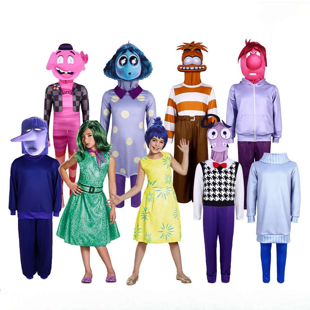 Inside Out2 Lele cosplay Trang Phục Halloween Trình Diễn Sân Khấu Trang Phục Trẻ Em Trí Tuệ Đội WJG