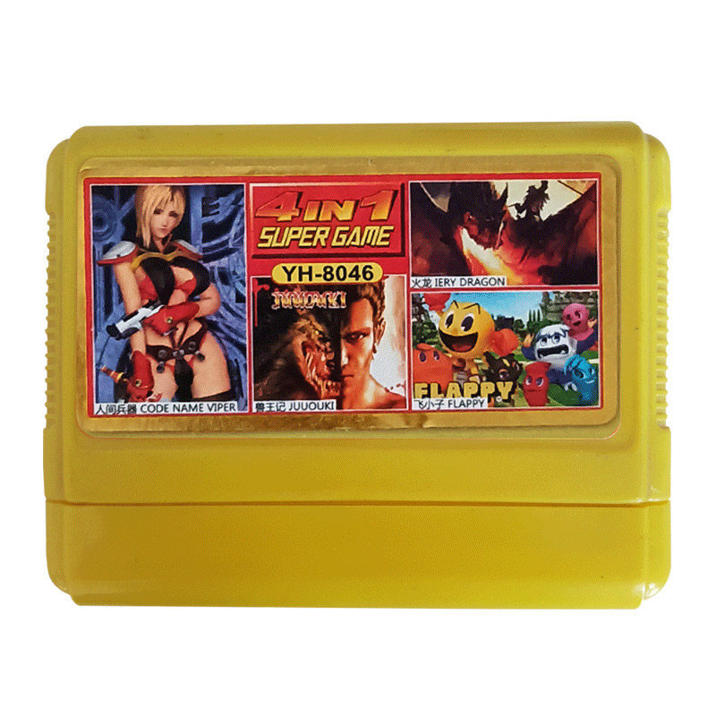 [Thẻ trò chơi có sẵn] Thẻ trò chơi bảng điều khiển trò chơi màu trắng đỏ FC8-Bit Thẻ máy trắng đỏ Ca