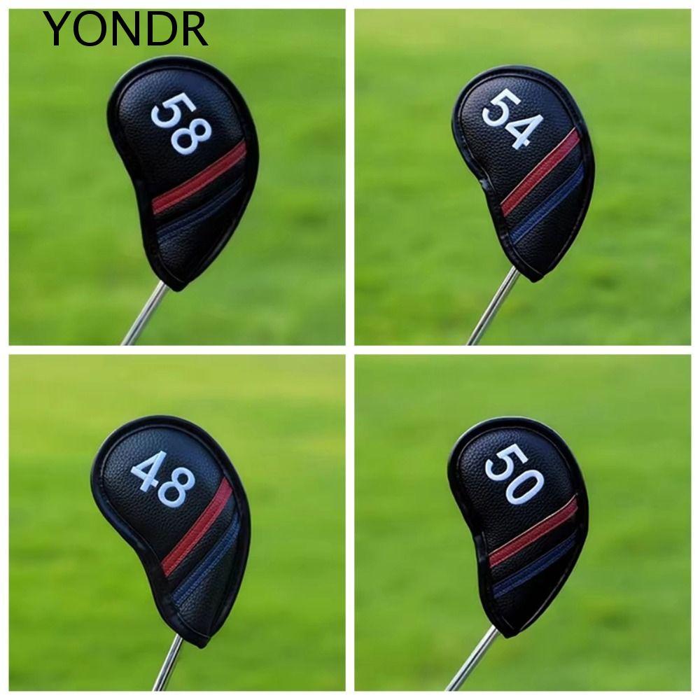 YONDR Golf Wedge Cover, Da PU 48 50 52 54 Độ Sand Wedge Headcover, Universal 56 58 60 Độ Angle Club 